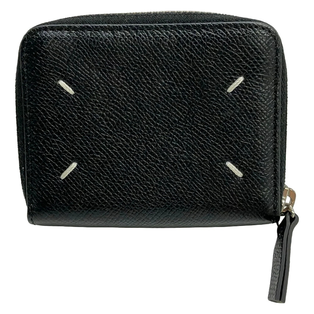 Maison Margiela Black Leather Coin Case #337219M51B